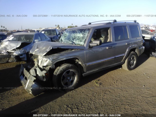 1J8HH58N96C193371 - 2006 JEEP COMMANDER LIMITED GOLD photo 2