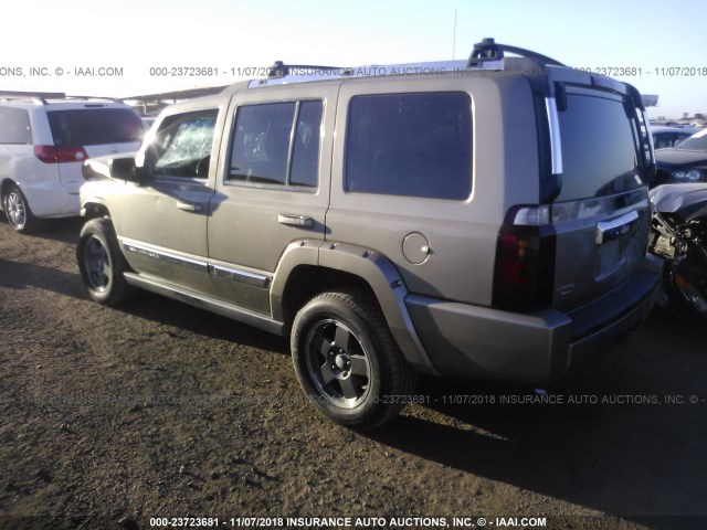 1J8HH58N96C193371 - 2006 JEEP COMMANDER LIMITED GOLD photo 3