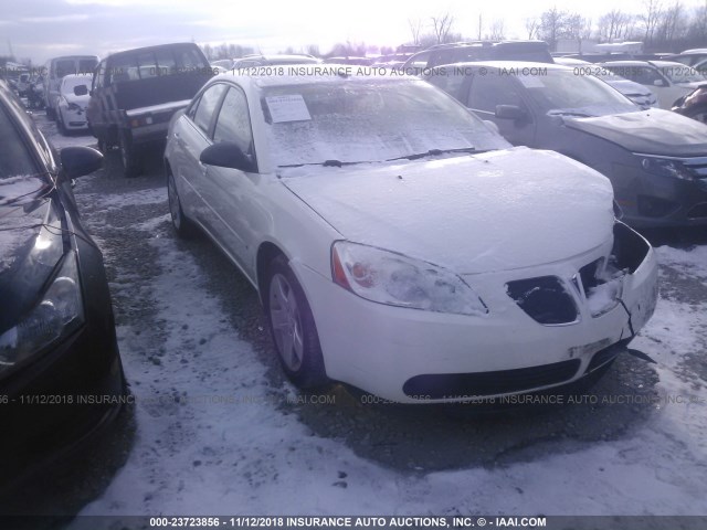 1G2ZG57B084202305 - 2008 PONTIAC G6 SE WHITE photo 1