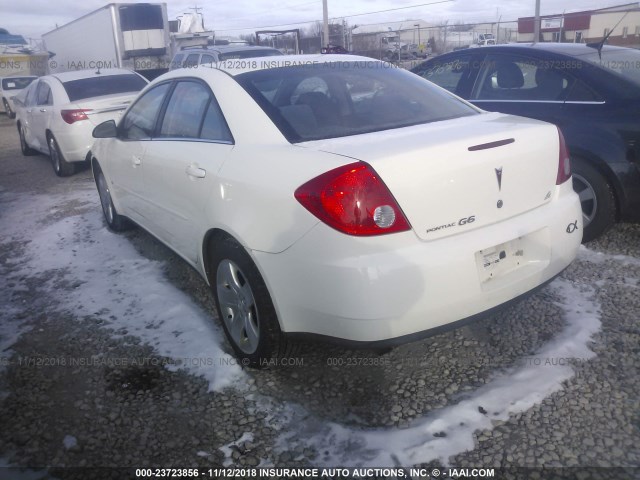 1G2ZG57B084202305 - 2008 PONTIAC G6 SE WHITE photo 3