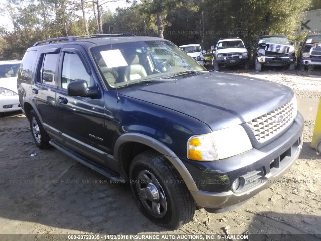 1FMZU74E82UC93437 - 2002 FORD EXPLORER EDDIE BAUER BLUE photo 1