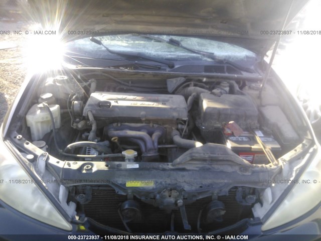 4T1BE32K24U326984 - 2004 TOYOTA CAMRY LE/XLE/SE BLACK photo 10