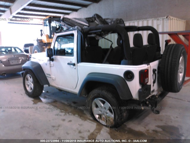 1C4AJWAG3HL716983 - 2017 JEEP WRANGLER SPORT WHITE photo 3