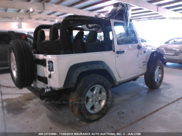 1C4AJWAG3HL716983 - 2017 JEEP WRANGLER SPORT WHITE photo 4