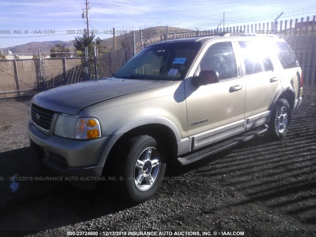 1FMZU73EX2ZA60423 - 2002 FORD EXPLORER XLT GOLD photo 2