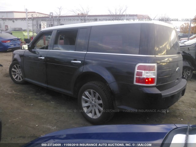 2FMDK52C19BA32494 - 2009 FORD FLEX SEL 蓝色 照片 3