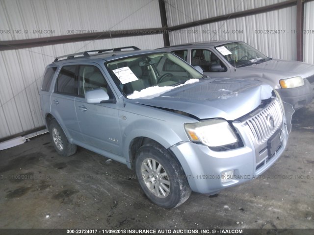 4M2CU97148KJ14730 - 2008 MERCURY MARINER PREMIER BLUE photo 1