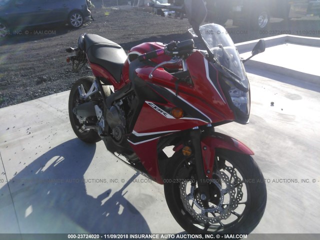 MLHRC7457J5400023 - 2018 HONDA CBR650 FA RED photo 1