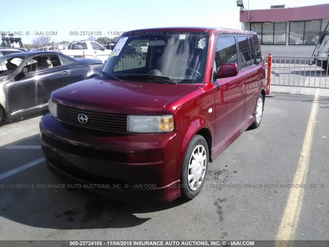 JTLKT334764107133 - 2006 TOYOTA SCION XB წითელი ფოტო 2