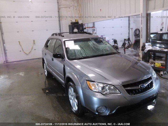 4S4BP61C297318220 - 2009 SUBARU OUTBACK 2.5I SILVER photo 6