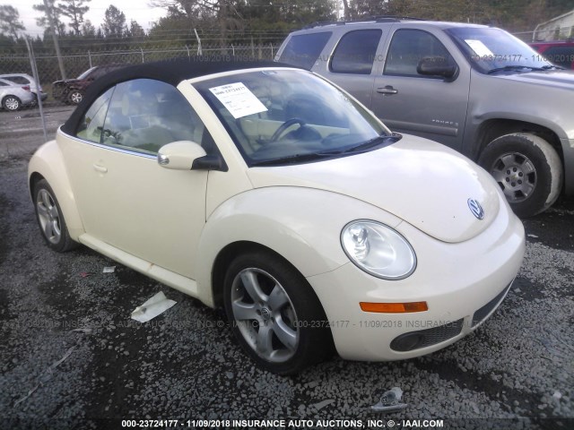 3VWSF31Y16M320279 - 2006 VOLKSWAGEN NEW BEETLE CONVERTIBLE OPTION PACKAG YELLOW photo 1