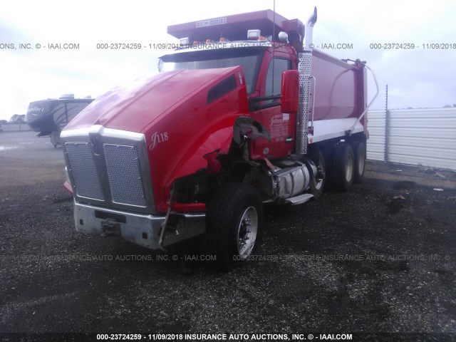 1NKZXPTX0JJ203856 - 2018 KENWORTH T880 T880 RED photo 2