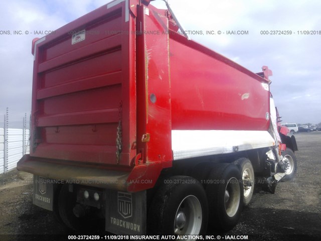 1NKZXPTX0JJ203856 - 2018 KENWORTH T880 T880 RED photo 4