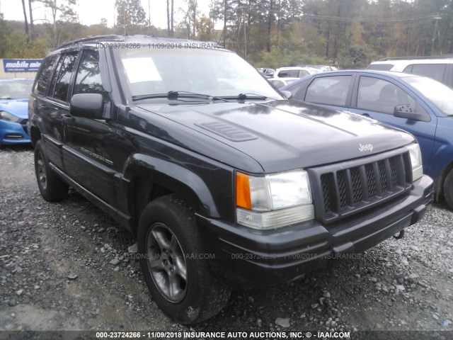 1J4GZ88Z6WC180740 - 1998 JEEP GRAND CHEROKEE LIMITED 5.9L BLACK photo 1