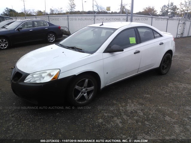 1G2ZH57N194100603 - 2009 PONTIAC G6 GT WHITE photo 2