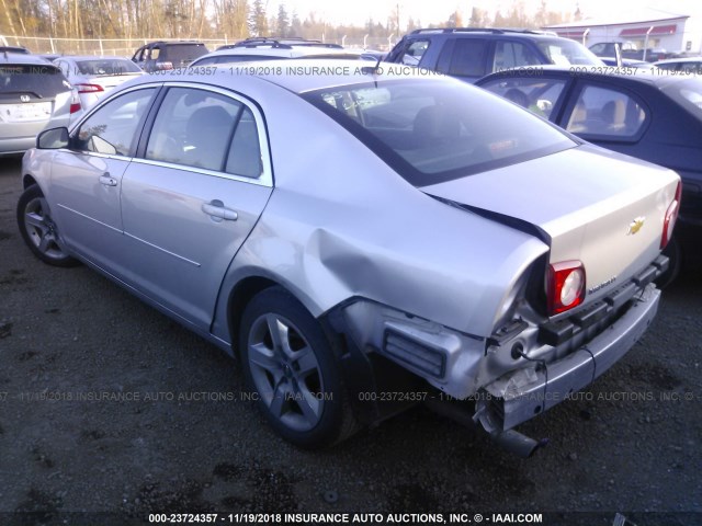 1G1ZC5EB9AF105911 - 2010 CHEVROLET MALIBU 1LT SILVER photo 3