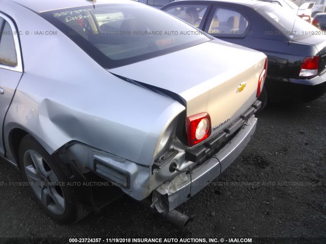1G1ZC5EB9AF105911 - 2010 CHEVROLET MALIBU 1LT SILVER photo 6