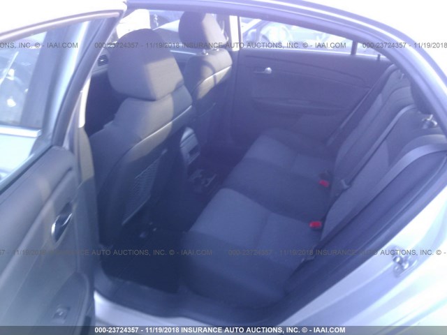 1G1ZC5EB9AF105911 - 2010 CHEVROLET MALIBU 1LT SILVER photo 8