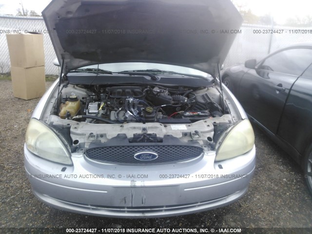 1FAFP56U26A213618 - 2006 FORD TAURUS SEL GRAY photo 10