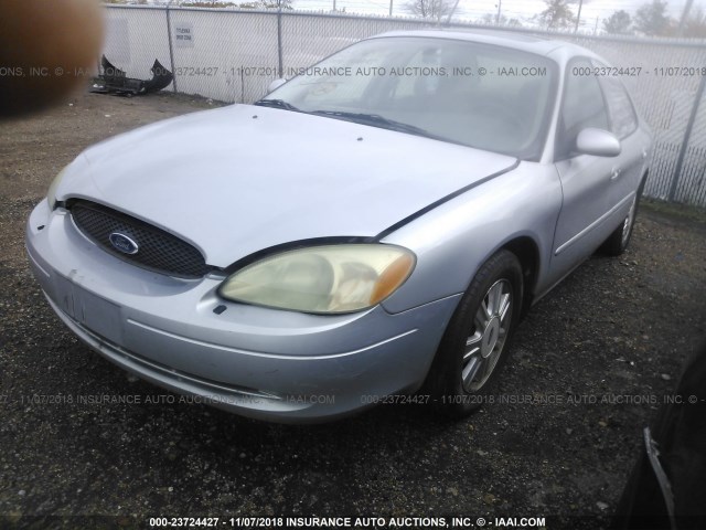 1FAFP56U26A213618 - 2006 FORD TAURUS SEL GRAY photo 2