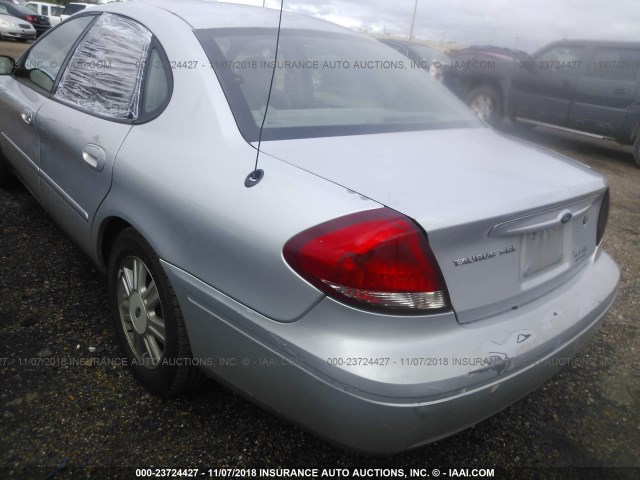 1FAFP56U26A213618 - 2006 FORD TAURUS SEL GRAY photo 3