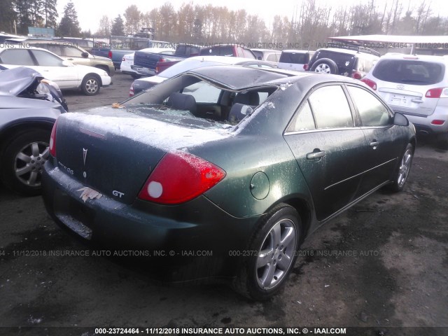 1G2ZH558564186071 - 2006 PONTIAC G6 GT GREEN photo 4