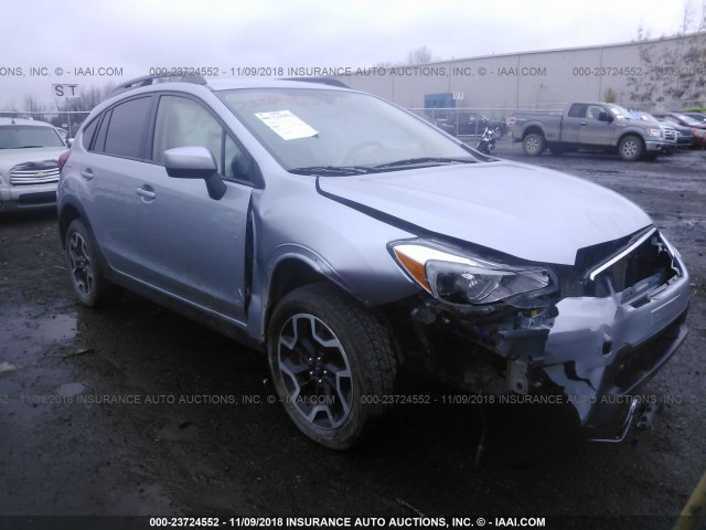 JF2GPADC8H8225883 - 2017 SUBARU CROSSTREK PREMIUM SILVER photo 1