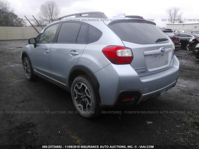 JF2GPADC8H8225883 - 2017 SUBARU CROSSTREK PREMIUM SILVER photo 3