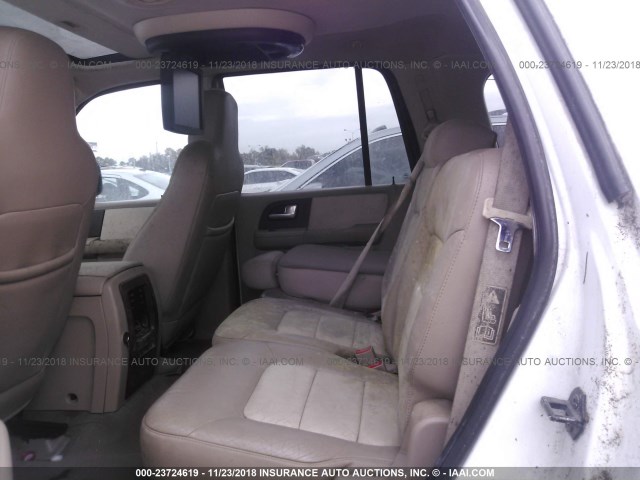 1FMFU17L63LA87258 - 2003 FORD EXPEDITION EDDIE BAUER WHITE photo 8