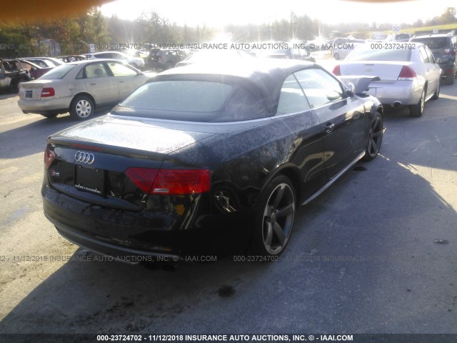 WAUCGAFH4FN000796 - 2015 AUDI S5 PREMIUM PLUS BLACK photo 4