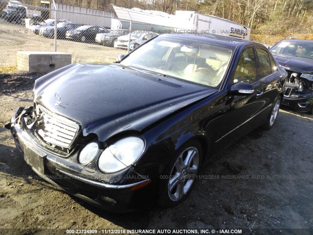 WDBUF83J65X179726 - 2005 MERCEDES-BENZ E 500 4MATIC BLACK photo 2