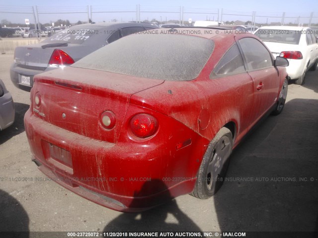 1G1AP12P257590127 - 2005 CHEVROLET COBALT SS SUPERCHARGED RED photo 4