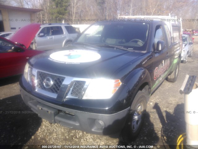 1N6BD0CT4BC431152 - 2011 NISSAN FRONTIER S/SV BLACK photo 2