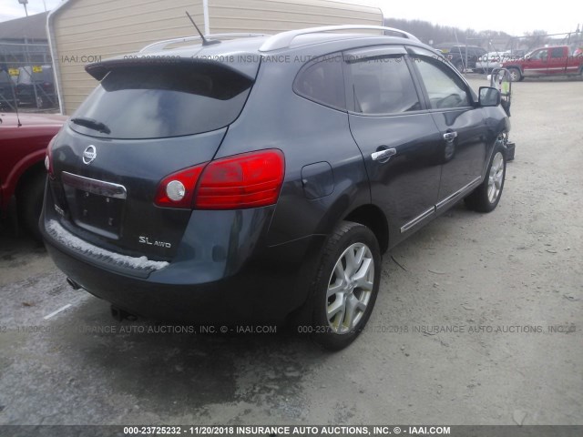 JN8AS5MV1CW377895 - 2012 NISSAN ROGUE S/SV GRAY photo 4