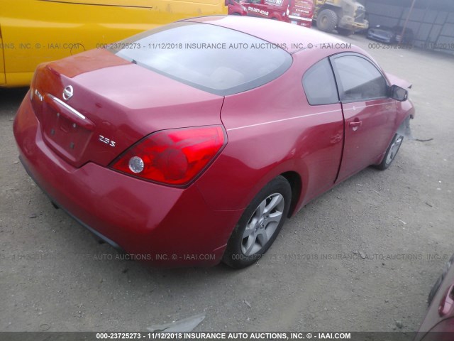 1N4AL24E08C101603 - 2008 NISSAN ALTIMA 2.5S RED photo 4