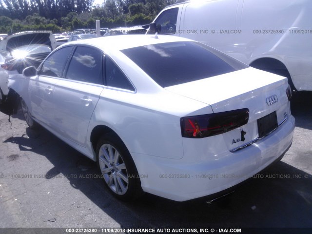 WAUGFAFC1GN007327 - 2016 AUDI A6 PREMIUM PLUS WHITE photo 3