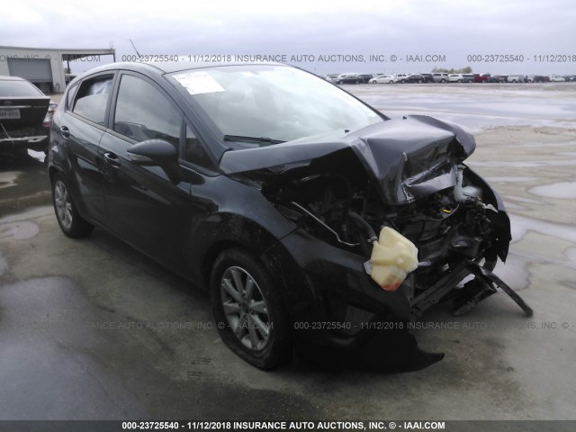 3FADP4EJ7DM204373 - 2013 FORD FIESTA SE BLACK photo 1