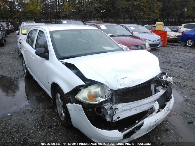 1G1AK55F767720848 - 2006 CHEVROLET COBALT LS WHITE photo 6