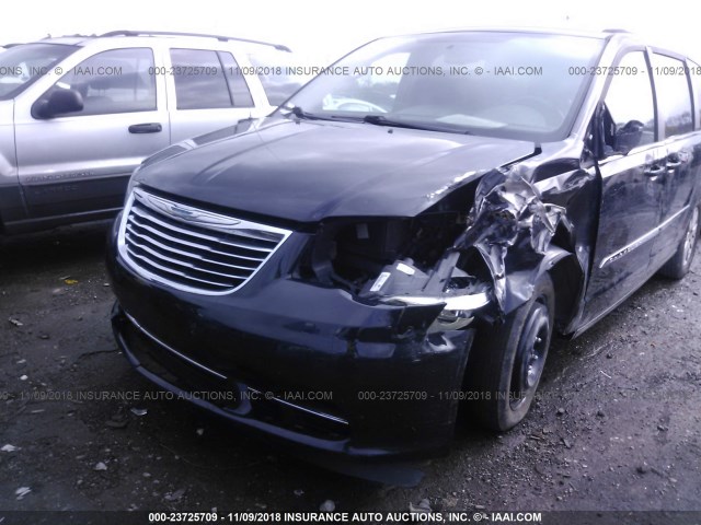 2C4RC1BG6CR339564 - 2012 CHRYSLER TOWN & COUNTRY TOURING BLACK photo 6