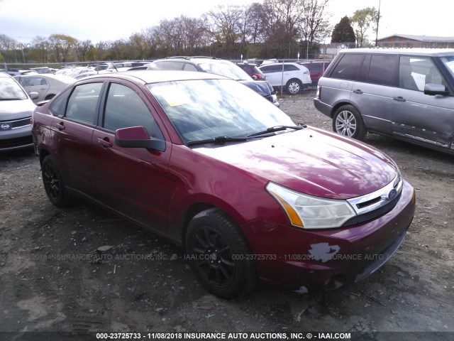 1FAHP3GN0AW164256 - 2010 FORD FOCUS SES RED photo 1