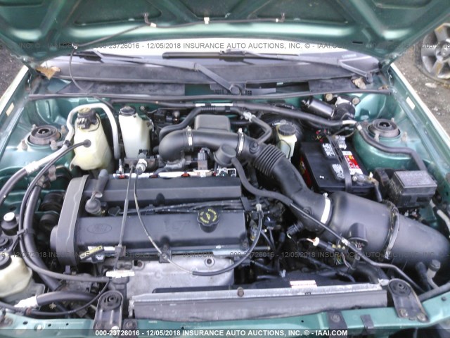 3FAKP113XWR262335 - 1998 FORD ESCORT ZX2/SPORT GREEN photo 10