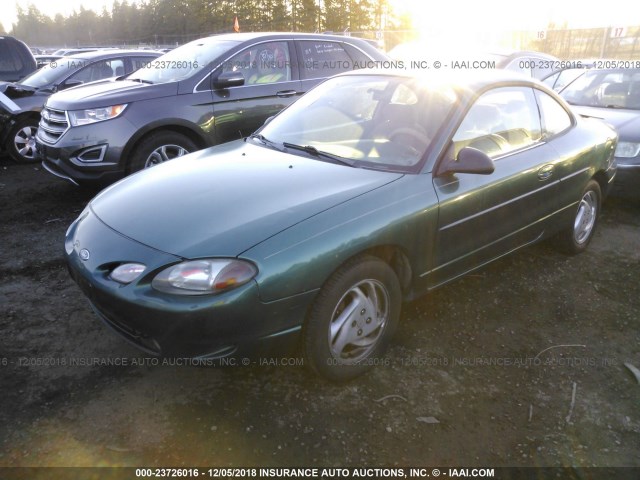 3FAKP113XWR262335 - 1998 FORD ESCORT ZX2/SPORT GREEN photo 2