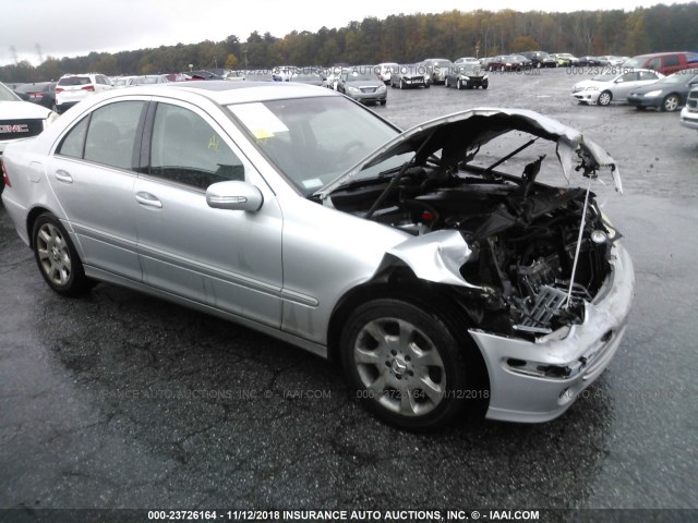 WDBRF81J85F615667 - 2005 MERCEDES-BENZ C 240 4MATIC SILVER photo 1