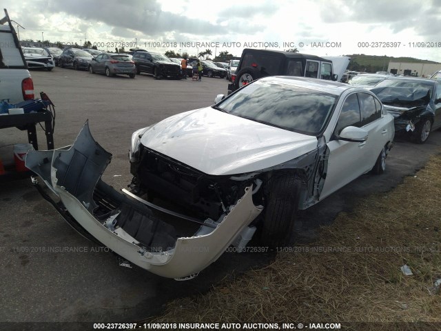 JN1EV7AP5JM356954 - 2018 INFINITI Q50 LUXE/SPORT WHITE photo 6