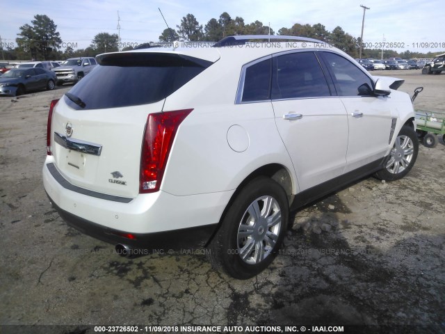 3GYFNAEY0AS629536 - 2010 CADILLAC SRX LUXURY COLLECTION WHITE photo 4