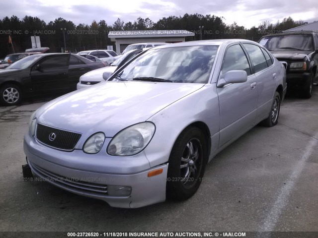 JT8BD68S5X0053985 - 1999 LEXUS GS 300 SILVER photo 2