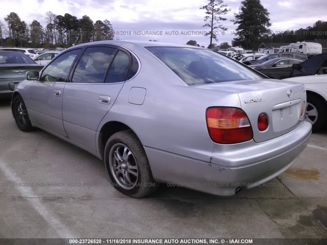 JT8BD68S5X0053985 - 1999 LEXUS GS 300 SILVER photo 3