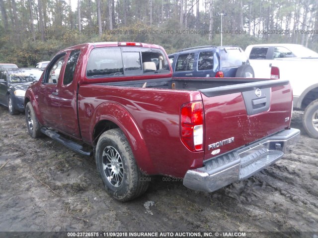 1N6BD0CT8HN724811 - 2017 NISSAN FRONTIER S/SV MAROON photo 3