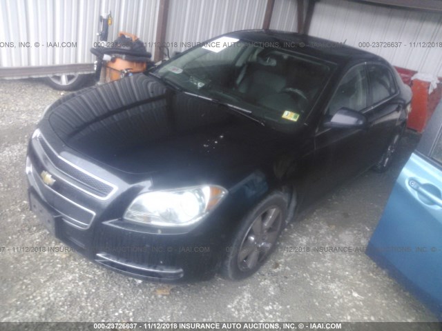 1G1ZD5E11BF172377 - 2011 CHEVROLET MALIBU 2LT BLACK photo 2