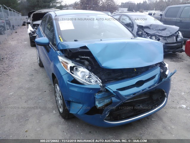 3FADP4EJ8CM154467 - 2012 FORD FIESTA SE BLUE photo 6